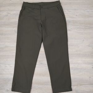 Lululemon Men's ABC Slim-Fit Trouser 35 Warpstreme Green Olive